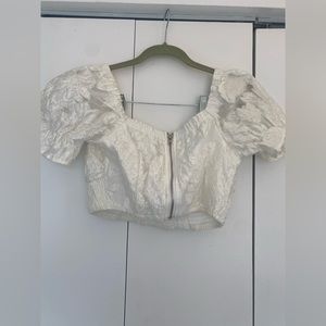 WHITE SET - REVERSE VIA BEGINNING BOUTIQUE